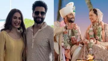 Rakul Preet Singh And Jackky Bhagnani Make First Appearance Post-Wedding, She Dons A Yellow Anarkali