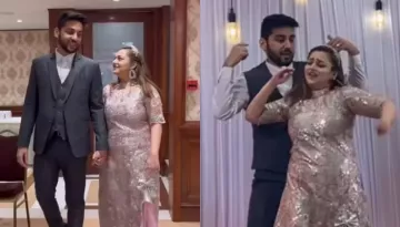 'Ishqbaaaz' Fame, Nehalaxmi Iyer Drops Glimpses From Her 'Sangeet' Ceremony, Dances With Her Fiance