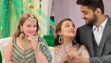 'Ishqbaaaz' Fame, Nehalaxmi Iyer Stuns In A Green-Hued Ensemble For Her 'Mehendi' Ceremony