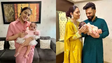 Disha Parmar Shares Unseen Pic Of Daughter, Navya, Licking Her Li'l Hand When She Was 6-Days Old