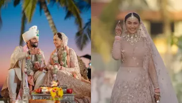 Rakul Preet Singh Made A Special Hand Gesture While Walking Down The Aisle, Here's What It Means