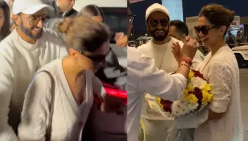 Mommy-To-Be, Deepika Padukone Gets Mobbed At Jamnagar Airport, Daddy-To-Be, Ranveer Protects Her