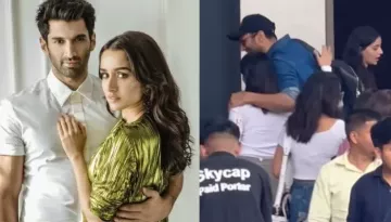 Aditya Roy Kapur Hugs Ex-Flame, Shraddha Kapoor As They Head To Jamnagar, Ananya Panday Ignores Her