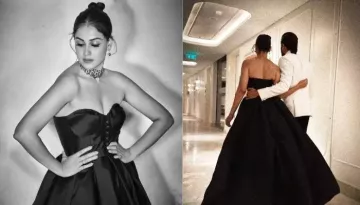 Genelia Deshmukh Stuns In A Backless Black Gown For Anant-Radhika's Classy Cocktail Bash In Jamnagar