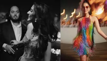 Radhika Merchant Slips Into A Vibrant Fringed Mini Dress Worth Lakhs For Pre-Wedding Soiree