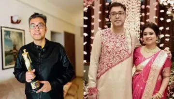 Anupam Roy Ties The Knot With Prashmita Paul, Bride Stuns In A Pink Banarasi Saree And Gold Jewels