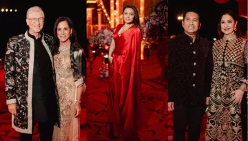 Anant-Radhika Pre-Wedding Day 2: Rani Mukerji Stuns In Red, Bill Gates-Paula Hurd Don Ethnic, More