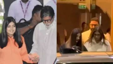 Aaradhya Bachchan Holds 'Dadaji', Amitabh's Hand, Aishwarya Rai Chit-Chats With Shweta In Rare Video