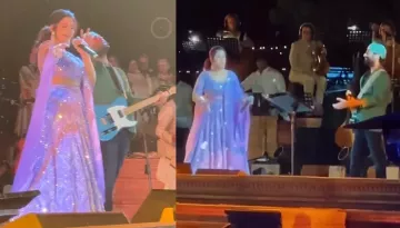 Shreya Ghoshal And Arijit Singh Swoon Hearts With Their 'Jugalbandi' On Her Song, 'Mere Dholna'