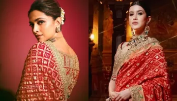 Bollywood Divas In 'Gharchola' Sarees: Deepika Padukone Radiates Pregnancy Glow, Shanaya Looks Regal