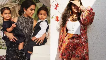 Isha Ambani Dons A Block-Printed Shorts Set For Anant's Jungle Safari, Gives Out Yummy-Mummy Goals