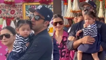 Raha Kapoor Is Amused By The Paps Calling Her Mom, 'Aloo', Gets A Sweet Kiss From Dad, Ranbir Kapoor