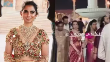 Isha Ambani Holds Mom, Nita Ambani's Hand At Reliance Dinner, Twins In Pink With 'Dadi', Kokilaben