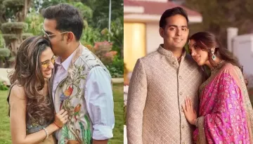 Shloka Mehta Stuns In A 'Bandhani' Saree And Emerald Jewels, Shares Candid Moments With Akash Ambani