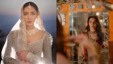 Mahira Khan Looks Stunning In A Heavily-Embellished Saree, Unseen Pics From Her 'Walima' Surface