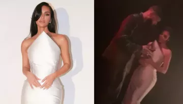 Kim Kardashian And Alleged BF, Odell Beckham Jr. Engage In Flirty PDAs At A Post-Oscars Bash