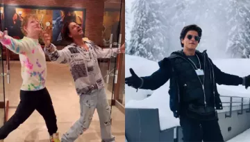 SRK Recreates His Iconic Arm-Stretch Pose With Ed Sheeran, Netizen Says, 'Ye Saal Logo Ke Collab...'