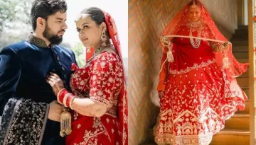 Famous YouTuber, Sachin Awasthi Gets Married, His Bride Stuns In A Unique Red 'Doli' Motif Lehenga