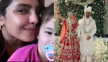 After Giving Meera Chopra's Wedding A Miss, Priyanka Chopra Comes Back To India With Daughter, Malti