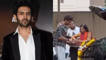 Kartik Aaryan Flaunts 'Sanskari' Vibes, Breaks A Coconut As He Buys A Range Rover Worth Rs. 6 Crores