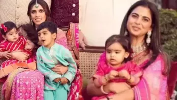 Shloka Mehta Ambani With 'Nanad' Isha Ambani Hosted Holi Party For Their Kids At Ambani's Home