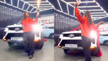 Fashion Influencer, Anjali Arora 'Fakes' Lavish Lifestyle, Shows Off Her Fortuner As 'Land Cruiser'