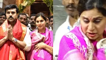 Upasana Kamineni Reacts As Klin Kaara's Face Gets Revealed At Tirumala Temple On Ram Charan's B'Day