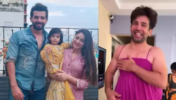 Jay Bhanushali Gets Embarrassed As He Wears A Pink Maxi Dress, Netizen Asks 'Kya Majboori Rahi Hogi'