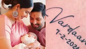 Vikrant Massey Gets His Hand Inked With Son's Name And DOB Tattoo, Calls It 'Addition Or Addiction'
