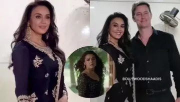 Preity Zinta Channels Inner 'Zaara' At An Eid Party, Stuns In Black Pakistani Suit With Hubby, Gene