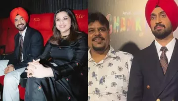 Amar Singh Chamkila And Amarjot's Son, Jaiman Hugged Diljit Dosanjh As They Met At The Premiere