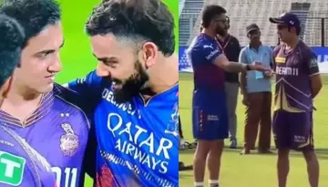 Gautam Gambhir And Virat Happily Chit-Chat Ahead Of Second Match, Netizens Gush Over This Crossover