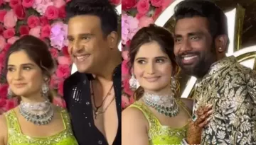 Krushna Abhishek Introduces His 'Jiju' As He Holds Sister, Arti's Hand At Her 'Sangeet' Celebrations