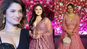 Arti Singh's BFFs, Ankita Lokhande, Rashmi Desai And Devoleena Bhattacharjee Join Her 'Sangeet'