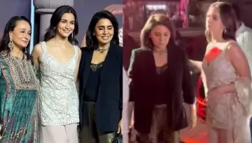 Alia Bhatt Waits For 'Saasu-Maa', Neetu Kapoor At The Screening Of Sanjay Leela Bhansali's Film