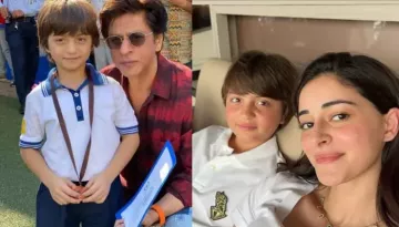 AbRam Khan Carries Ananya Panday's Bag, Netizens Hail Him As 'A Gentleman Just Like His Dad, SRK'