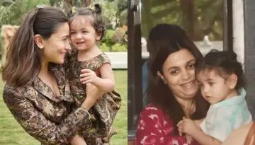 Alia Bhatt-Ranbir's Little One, Raha Adorably Holds Maasi, Shaheen As They Visit Soni Razdan's House