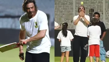 Shah Rukh Khan Teaches AbRam How To Catch A Ball At Eden Gardens, Pooja's Daughter, Reyna Joins