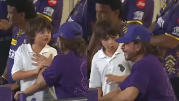 AbRam Khan Scolds His Dad, Shah Rukh Khan, Later Joins The KKR Squad For Andre Russell B'Day Bash
