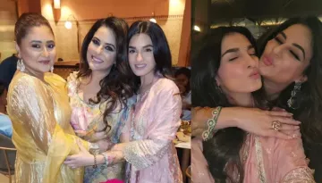 Rashami Desai And Shiny Doshi Look Ethereal At Sana Khan's Iftar Party, Ajaz Khan Joins The Beauties