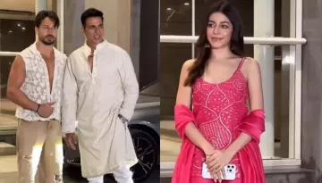 Akshay Kumar-Tiger Shroff Twin In White While Alaya F Looks Pretty In Pink At Ali Abbas' Iftar Party
