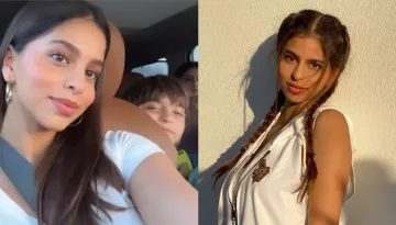 Suhana Khan Reveals Her 'Dream Team', Twins With Li'l Brother, AbRam Khan In White KKR T-Shirt