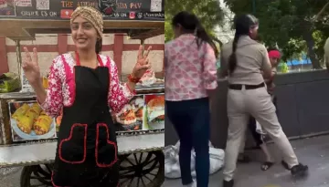 Delhi's Vada Pav Girl Gets Detained For Organising A Bhandara On Road, Police Says, 'She Misbehaved'