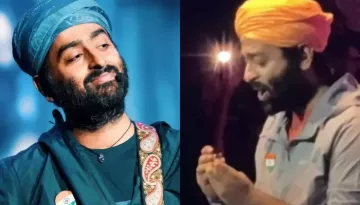 Arijit Singh Chops Nails During Live Concert In Dubai, Leaving Netizens To Call Him 'Unprofessional'