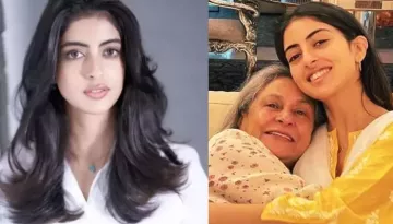 Navya Naveli Nanda Reminds Us Of Her 'Nani', Jaya Bachchan As She Poses For The Paps At An Event