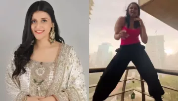 Mannara Chopra Dances While Enjoying First Mumbai Rain, Netizen Slams Her 'Ameero Ko Reels Banani..'