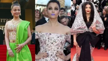 Aishwarya Rai's Fashion Blunders At Cannes Film Festival: From Neon Saree, Purple Lips To Foil Dress