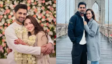 Shoaib Malik And His Wife, Sana Javed Enjoy Their Honeymoon In New York City Amidst Misty Weather