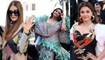 Amid Severe Backlash, Aishwarya Rai Bachchan Yet Again Dons A Falguni Shane Peacock Outfit At Cannes