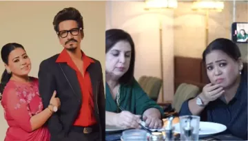 Bharti Singh-Harsh Enjoy Lunch With Farah Khan, They Eat 24-Carat Gold-Plated Sushi Made Of Truffles